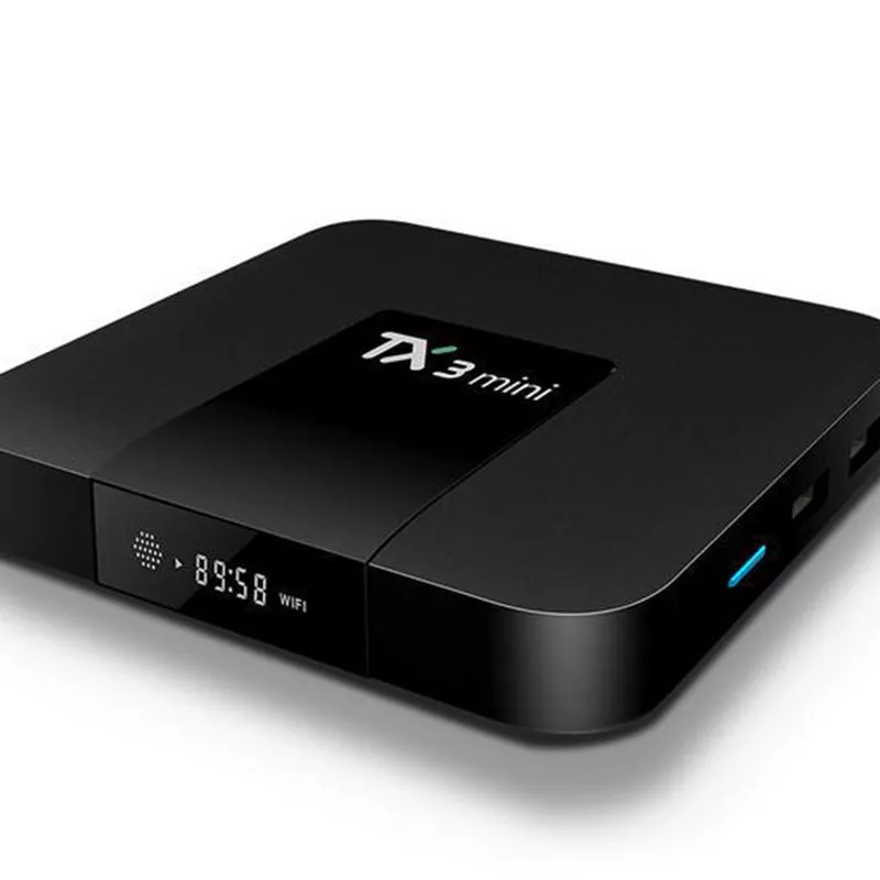 TX3 Мини Android 7,1 tv Box Smart tv H2.65 IP tv 4K телеприставка Мультимедийный проигрыватель с IPTV Amlogic S905W 1G 8G Tanix box
