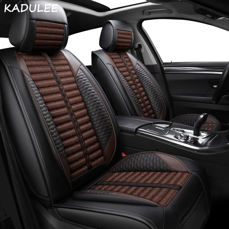 Чехол KADULEE на сиденья автомобиля для fiat marea palio panda grande punto stilo uno tempra 2010 2009 2008 2007