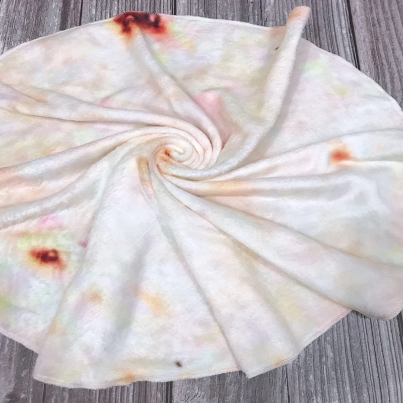 Burrito Baby Blanket Funny Flour Tortilla Children's Blanket Envelope For Newborns Infant Swaddle Wrap Hat Cover Sets Baby Nest