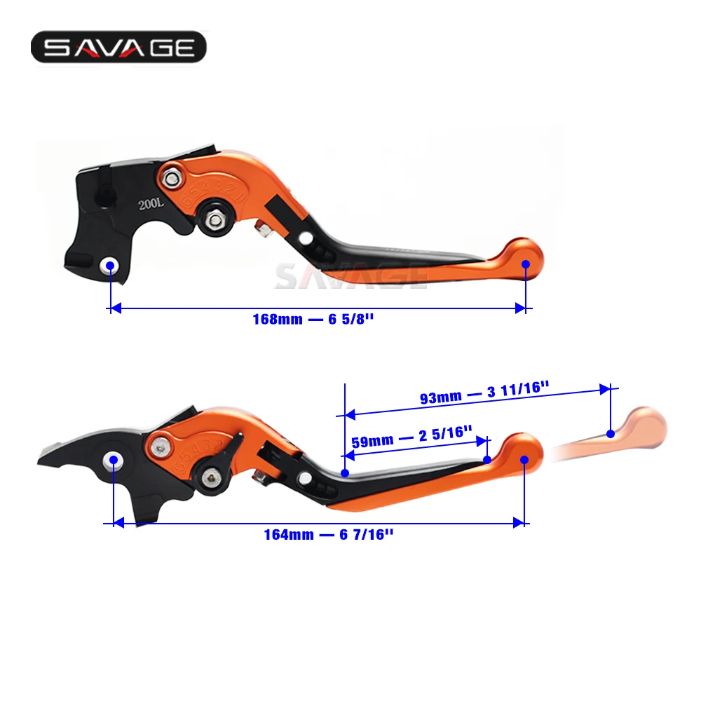 Складные Выдвижные тормозные рычаги сцепления для KTM DUKE 125 200 250 390 2012- аксессуары для мотоциклов регулируемые ЧПУ
