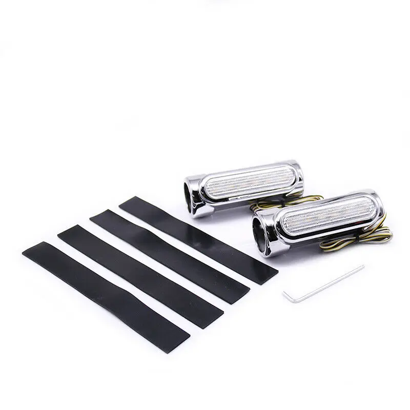 

1.25'' Chrome Driving Turn Signal Running Light For Motorbike Highway Crash Bar