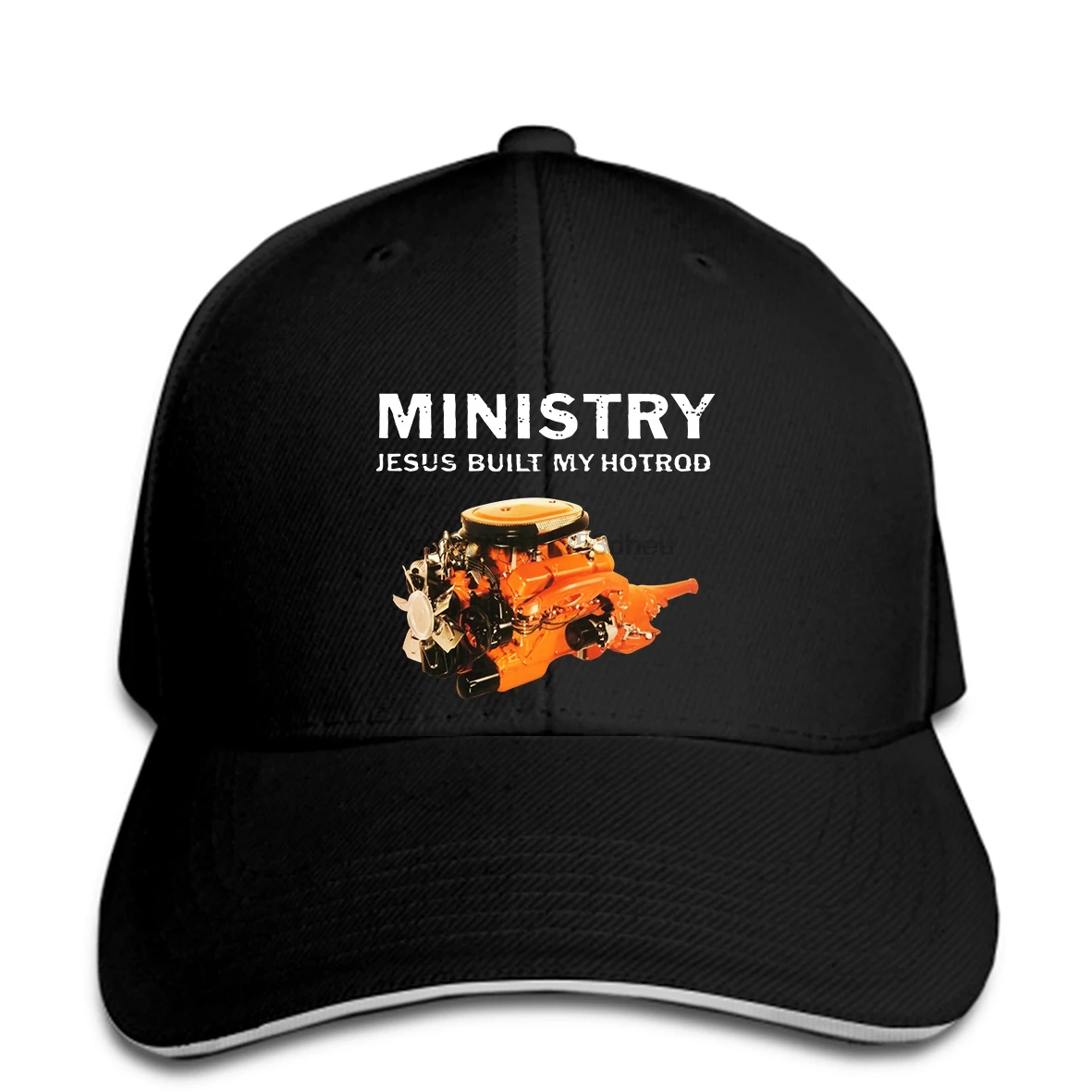 Мужская бейсболка с принтом «Ministry Jesus Built My Hotrod», Женская Бейсболка, бейсболка