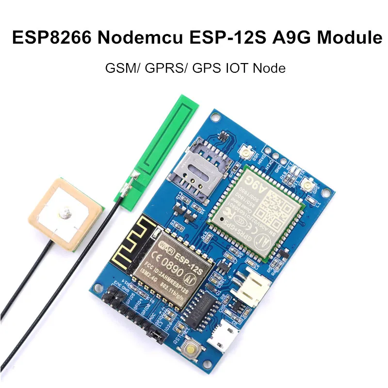 ESP8266 Nodemcu ESP-12S A9G IOT Node V1.0 модуль IOT макетная плата со всеми в одном WiFi с GSM GPRS gps антенна