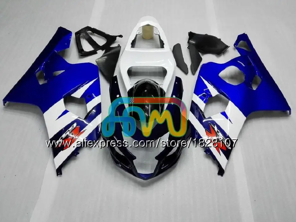 K4 средства ухода за кожей для SUZUKI GSX-R750 GSXR 600 750 R750 04 белый синий топ 05 36BS. 9 GSXR-600 GSXR600 600CC 750CC GSXR750 2004 2005 обтекатель - Цвет: No. 12