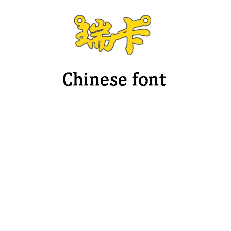 Chinese font Atoztide New Stainless Steel Personalized Custom Name Necklace Gold Choker Chinese Arabic Necklace Pendant Nameplate Gift - Окраска металла: Chinese font