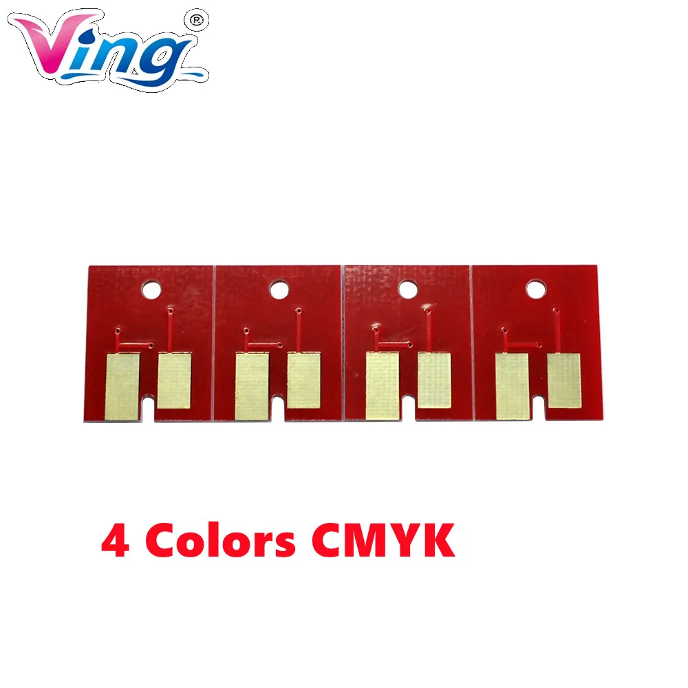 JV5 SS21 Cartridge CMYK USA Stock-4 Colors Chip Permanent for Mimaki JV33 