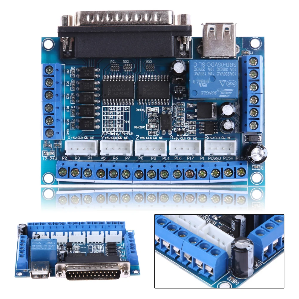 Плата расширения PCI USB адаптер LPT с ЧПУ шаговый интерфейс двигателя драйвер