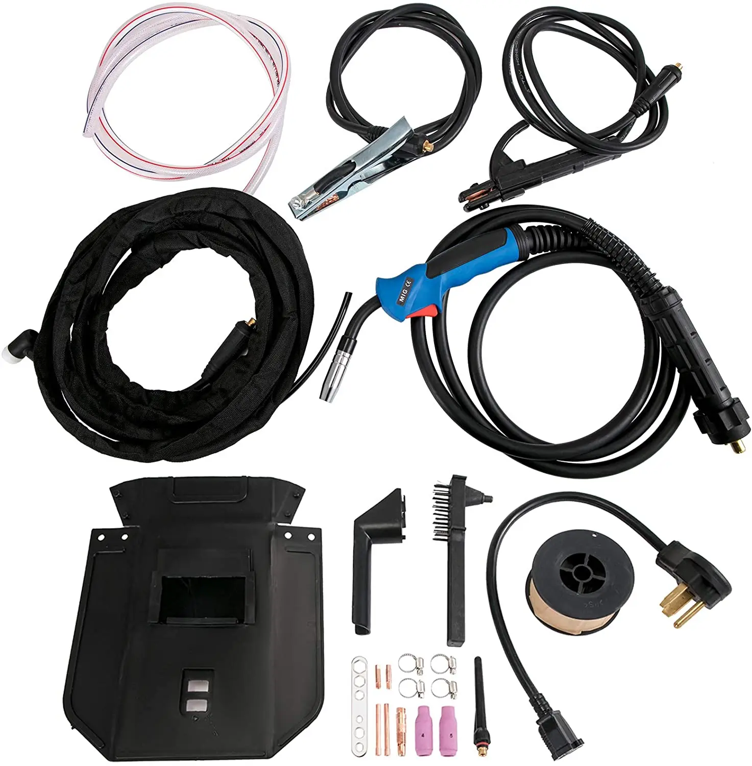 Welder 250 Amp MIG TIG Arc Welder 3 in 1 Aluminum Welder Semi-automatic Welding IGBT Combo Welding Machine Dual voltage BurnBacK 5
