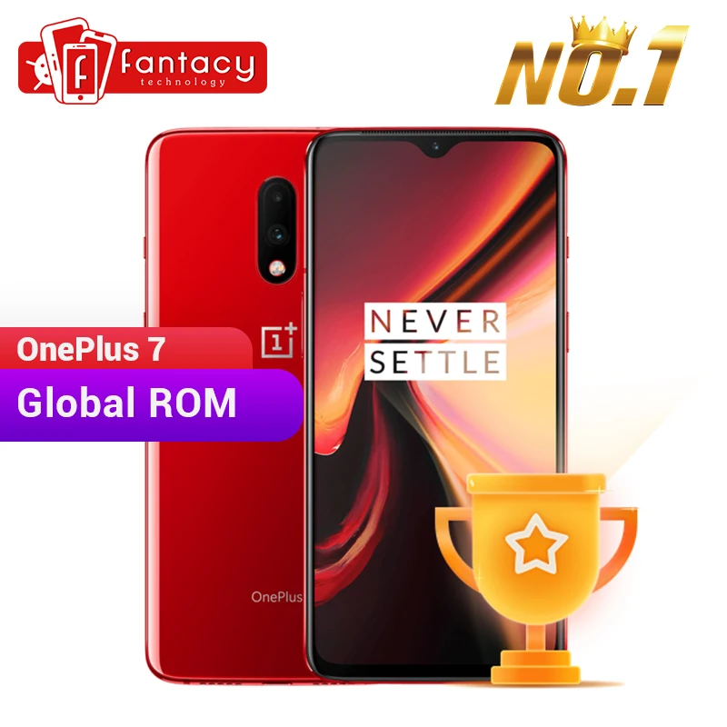 Global Rom Oneplus 7 8GB RAM 256GB ROM Smartphone Snapdragon 855 6.41 Inch 90Hz AMOLED Display Fingerprint 48MP Cameras UFS 3.0