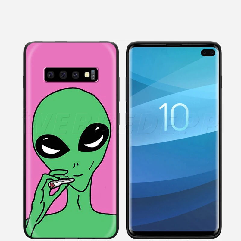 Webbedepp медведь курение сигар чехол для Samsung Галактики S7 S8 S9 S10 Edge Plus Note 10 8 9 A10 A20 A30 A40