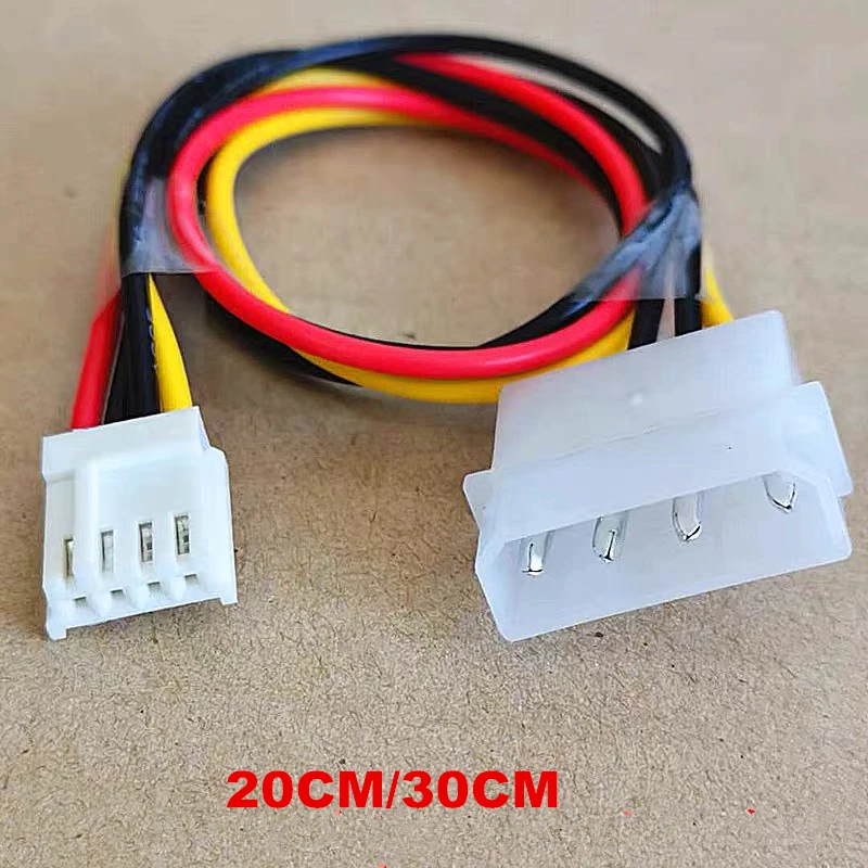 

200 шт./лот Molex IDE 4pin штекер к 4Pin 2,54 мм ATA Женский Кабель питания 30/20 см адаптер для дисковода для гибких дисков ПК Соединительный шнур блок питания