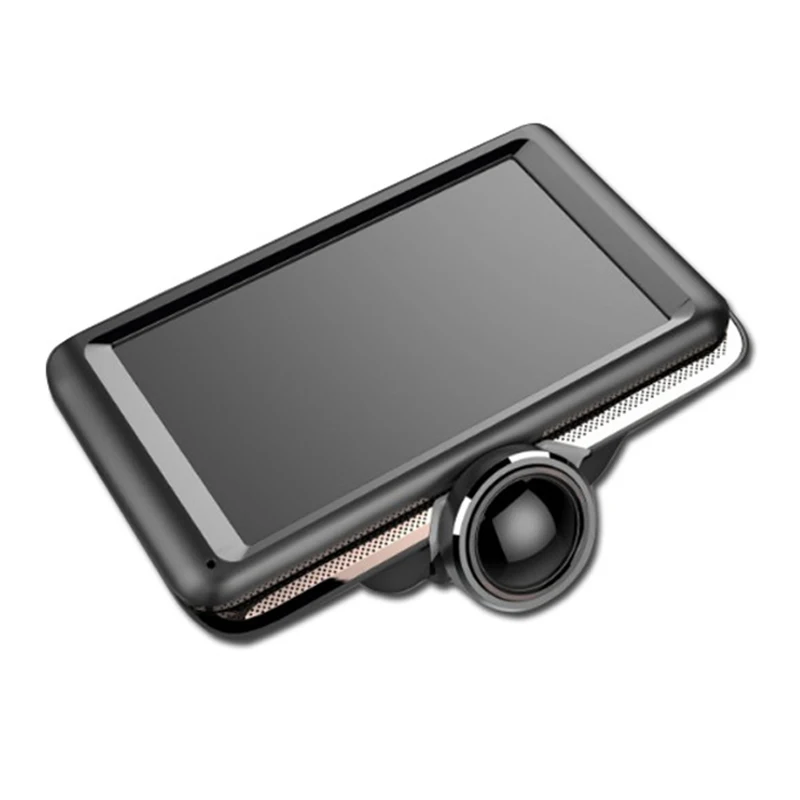 Автомобильный 4,5 дюймовый ips пресс Dash Cam 360 градусов панорамная двойная камера вождение автомобиля регистраторы DVR автомобиля