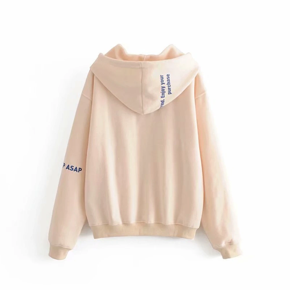 ZA Hoody Новая модная Осенняя шляпа с капюшоном богемные женские одноцветные фантазийные худи с поясом Дикие повседневные худи
