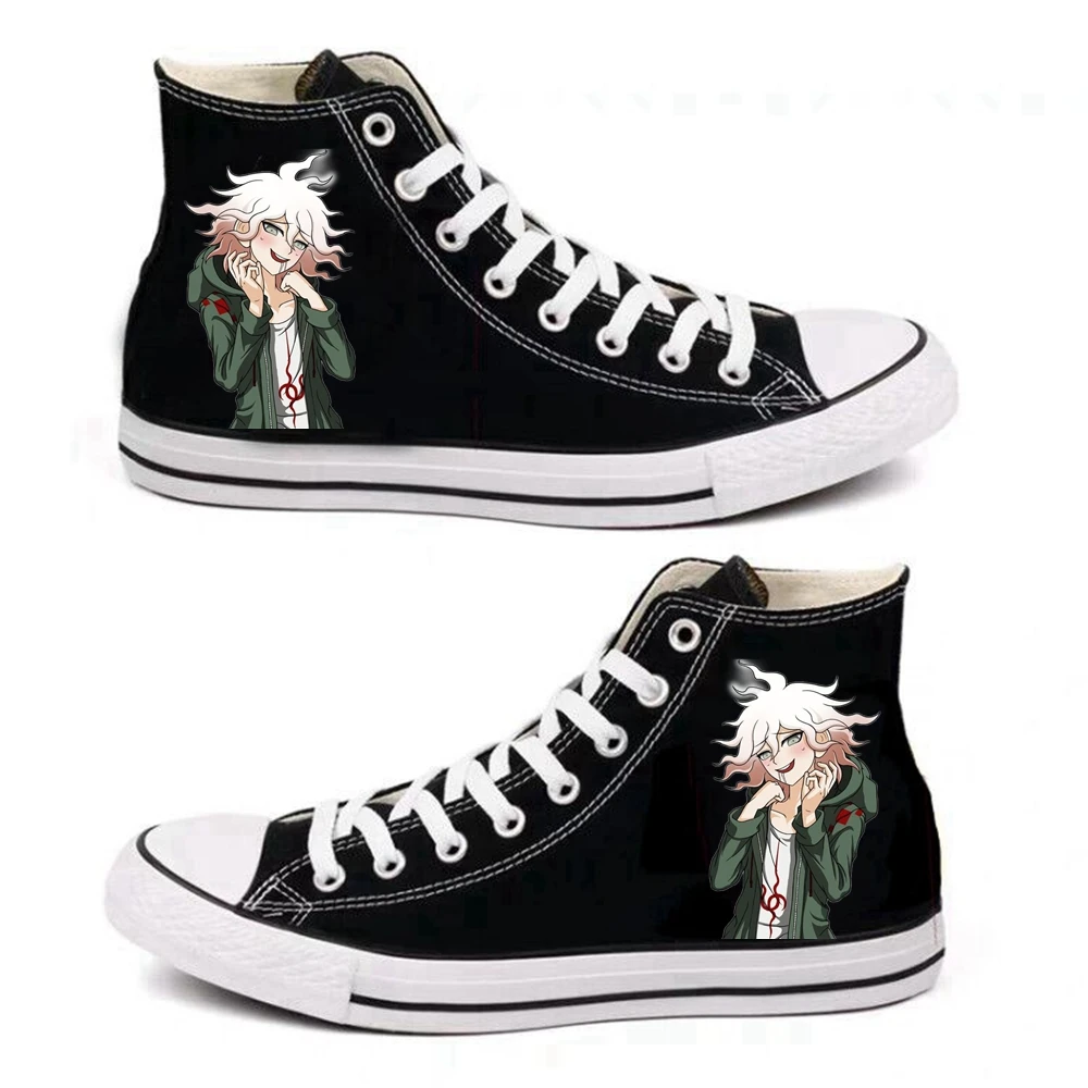 Тканевая обувь для костюмированной вечеринки Danganronpa Komaeda Nagito; женская и Мужская Спортивная обувь для подростков; Повседневная Уличная обувь для путешествий