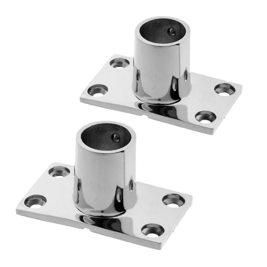 Stainless Steel Boat Deck Hand Rail Fitting 90 Degree for 22mm / 25mm