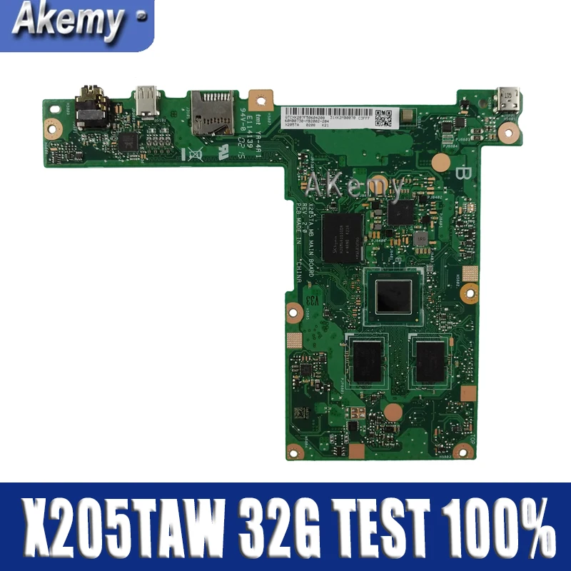 Amazoon X205TA Laptop motherboard for ASUS X205TA X205TAW X205T X205 Test original mainboard X205TA