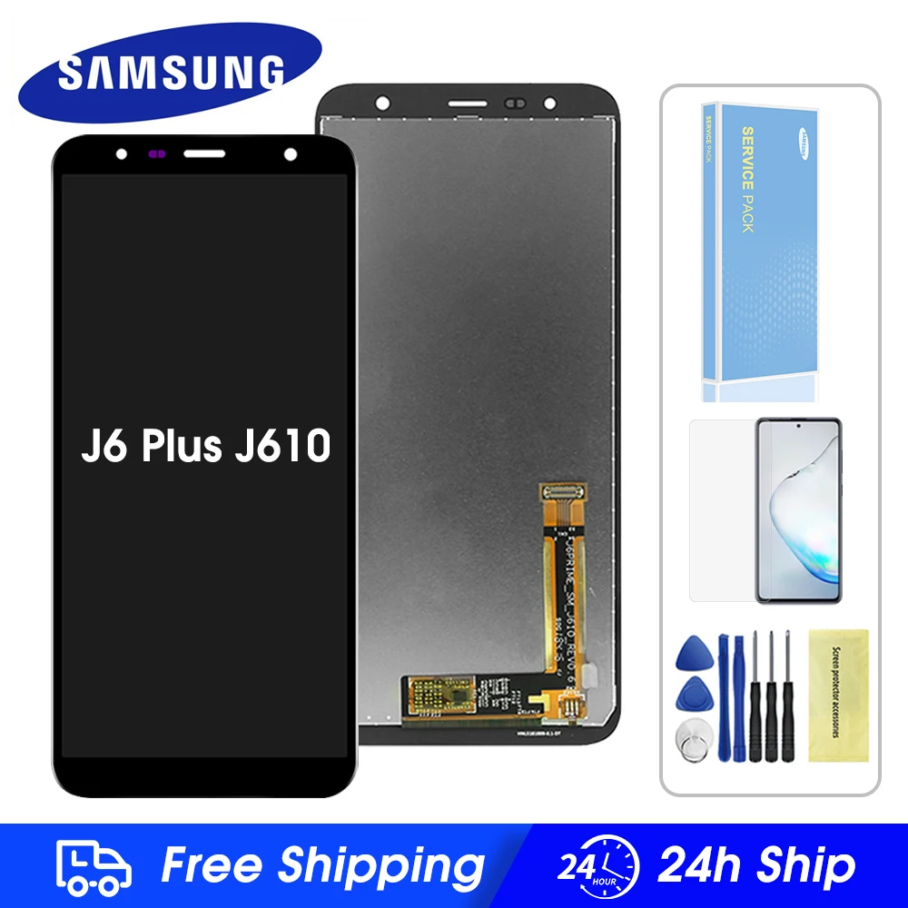 

6.0'' For Samsung J6 Plus LCD Screen J6 Plus Original Dispaly Replacement For Samsung Galaxy J6 Plus J610 Screen Touch J6+ J610F