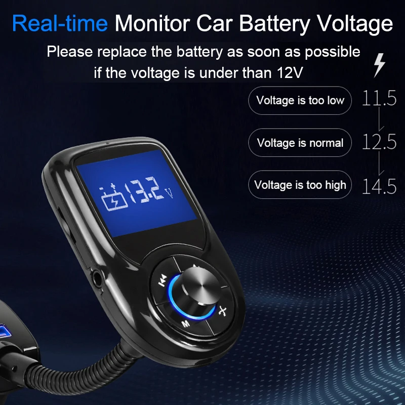 Vehemo автомобили Беспроводной передатчик автомобильный Bluetooth Handsfree Car Hands-Free для USB Зарядное устройство MP3 плеер для Портативный