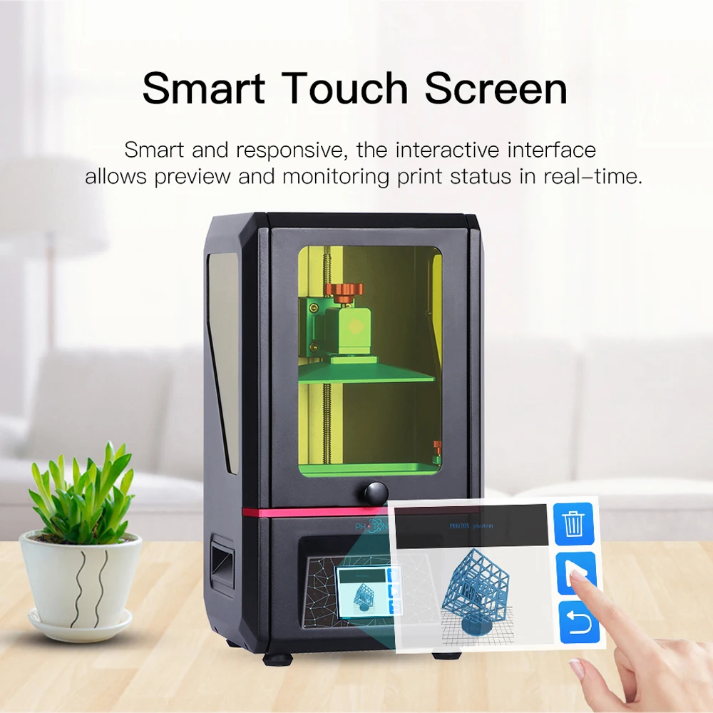 ANYCUBIC Photon 3d принтер UV SLA Смола 3D Принтер lcd Фотон слайсер светильник-отверждение Impresora настольный сенсорный экран Imprimante 3d