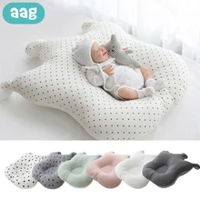 AAG, хлопковая детская кроватка в горошек с короной, сетчатая кроватка для новорожденных, детская кроватка с защитой от косы, детское гнездо, детская кроватка, Подушка для сна