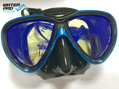 Маска для дайвинга Tusa M-211SY - Цвет: Black Blue