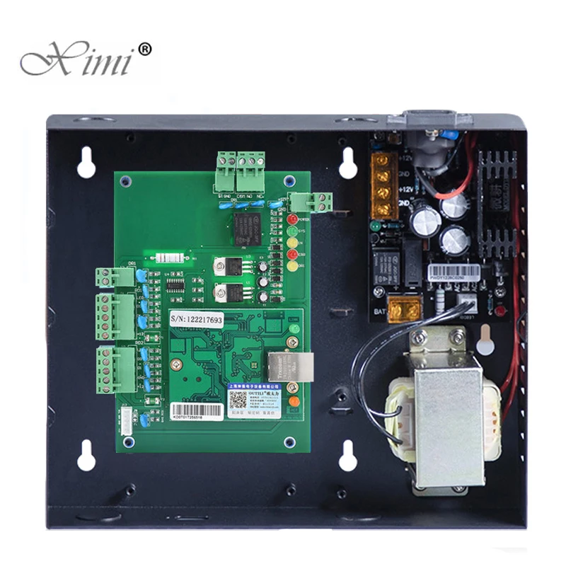 One Door Network Access Control Panel Board With Software Communication Protocol TCP/IP board Wiegand Reader for 1 Door Use