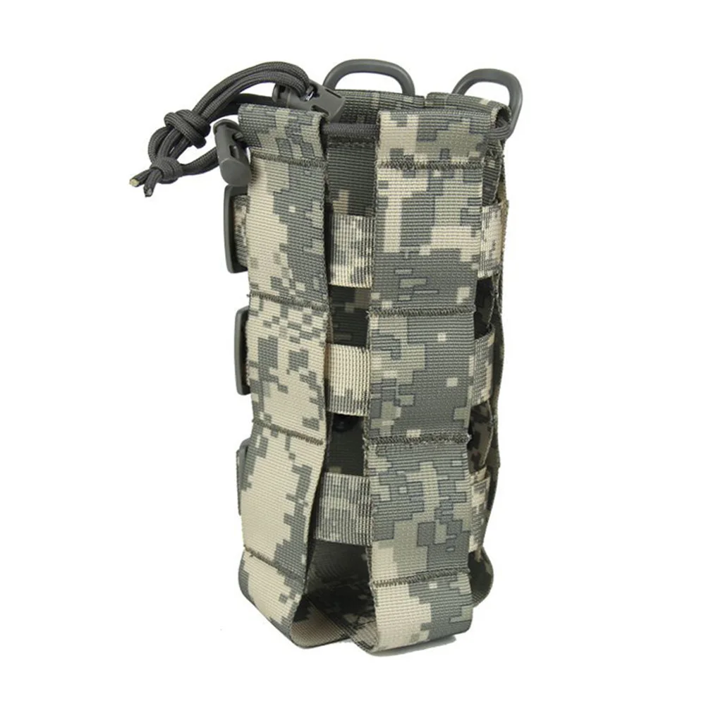 

Bottle Pouch Camping Tactical Durable Outdoor Carrier Camouflage Print Fishing Military Oxford Cloth Drawstring Eco-friendly