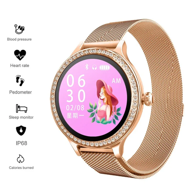 IP68 Smart Watch M8 Women Fitness Bracelet Activity Tracker Heart Rate Monitor Blood Pressure Sports Smartwatch For Women