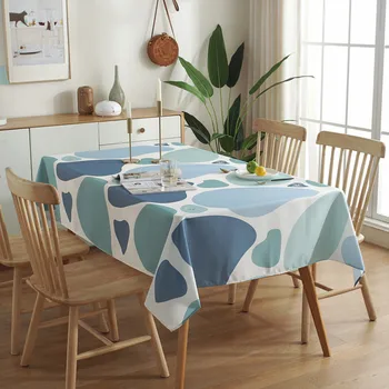 

Creative Modern Table Cover Dining Room Tablecloth Rectangle Desk Cloth Colorful Table Cover For Home Decor 1 Piece Picnic Mat