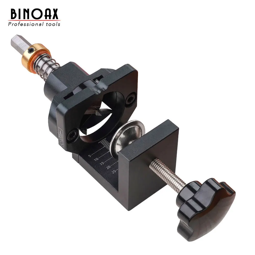 BINOAX 35mm Concealed Hinge Jig Drill Hole Puncher Locator For Face Frame Cabinet Cupboard Door Hinges