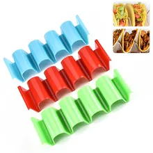 6 шт PP твердый держатель Taco инструмент для пирога 4 компоненты посуда легкая чистка подставка Экономия пространства ужин для пикника стеллаж для хранения домашняя кухня
