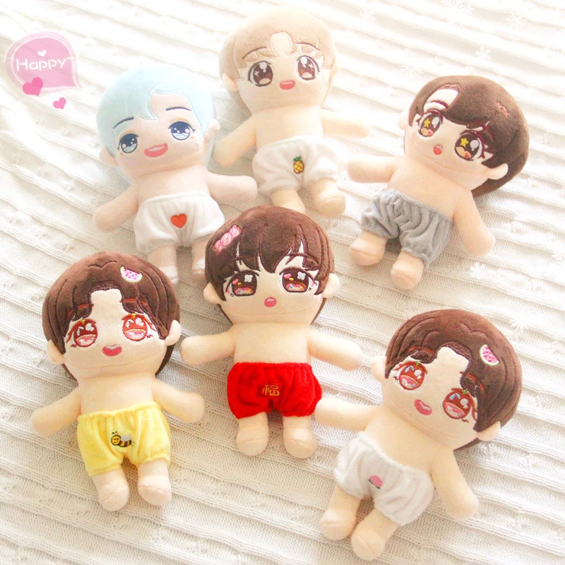 20cm Kawaii Idol Plush Doll Panties Diapers Puppet Toy Pants Peach Pants Love Short Star Dolls Accessories for Plush Doll