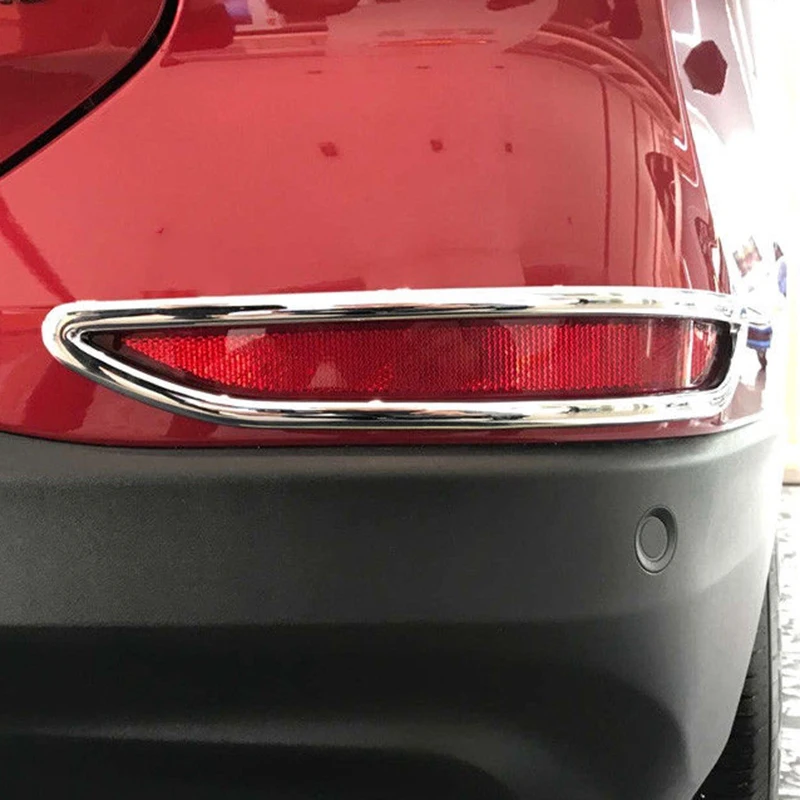 Для Chevrolet Equinox- 2 шт. ABS Хромированная задняя противотуманная фара накладка