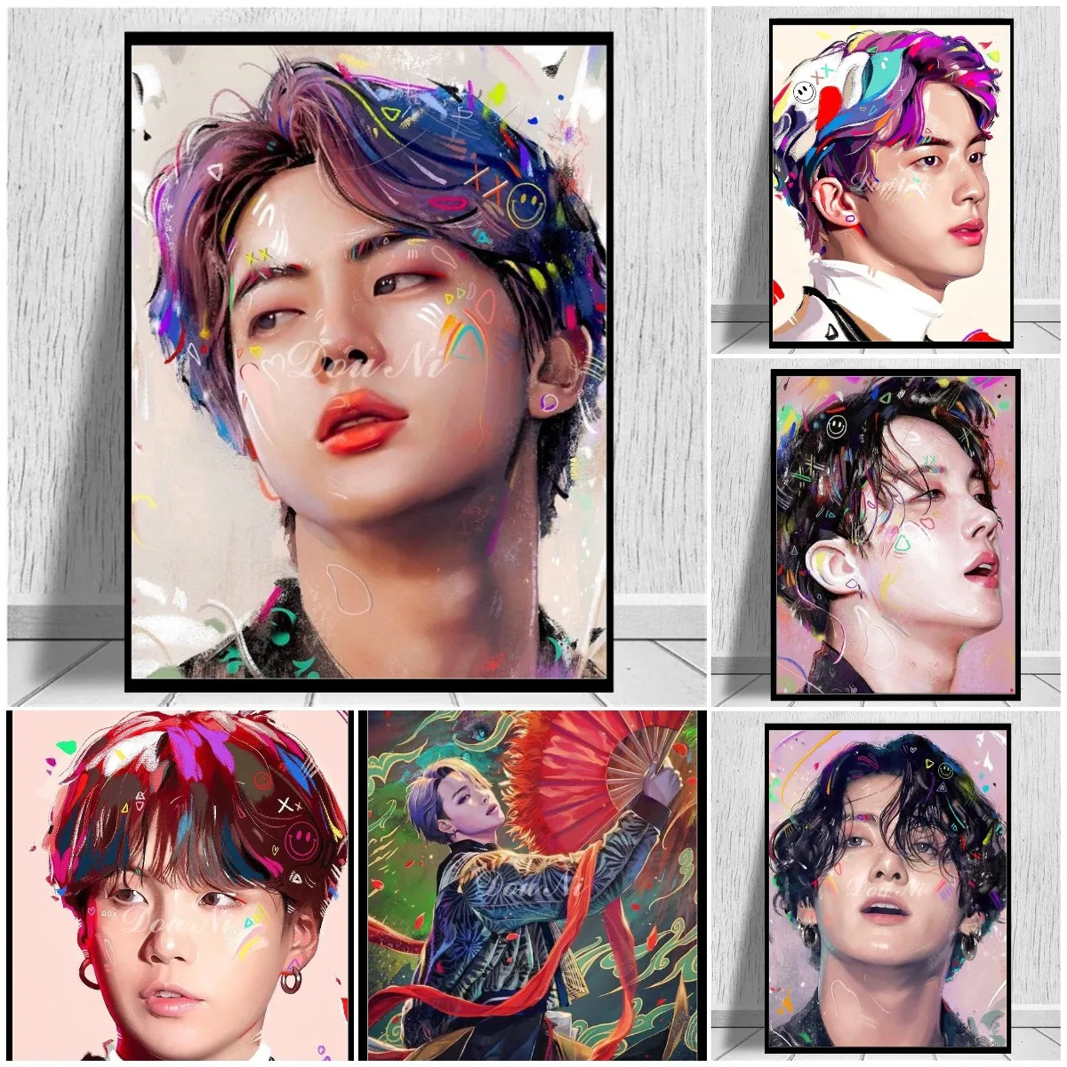 Алмазная живопись Kpop идол группа Южная Корея плакат Bts армейские фанаты подарок