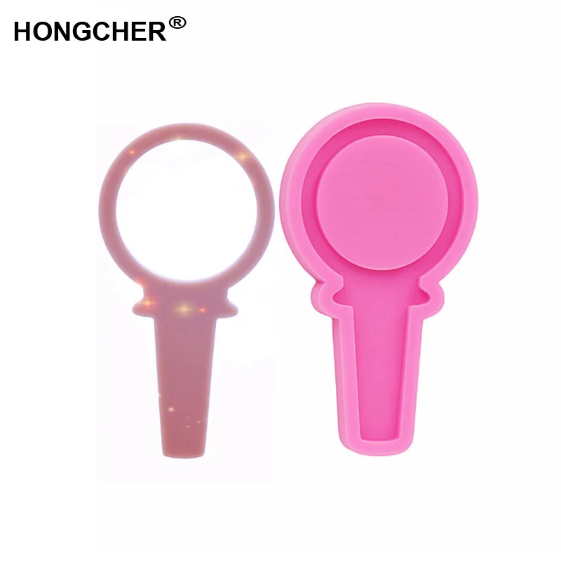 

Shiny Gadgets High gloss Light stick Silicone Mould,Keychain label Bomb Shaker or Epoxy Resin Game Shaker Charms ,Polymer Clay