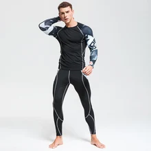 Новое поступление Баскетбол Бег комплекты одежды Мужская Спортивная одежда для бега спортивные колготки для бега тренировочная одежда