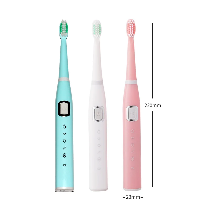 Adult Child Electric Toothbrush USB Induction Rechargeable Electric Toothbrush Sonic Electric Toothbrush IPX7 Waterproof Pink Adult Child Electric Toothbrush USB Induction Rechargeable Electric Toothbrush Sonic Electric Toothbrush IPX7 Waterproof Pink