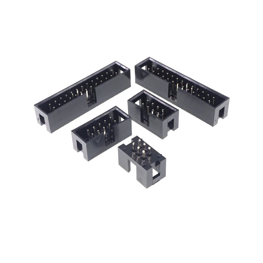 10Pcs 2.54mm 2x25 Pin 50 Pin Right Angle Male Shrouded IDC Box Header Connector 10Pcs 2.54mm 2x25 Pin 50 Pin Right Angle Male Shrouded IDC Box Header Connector