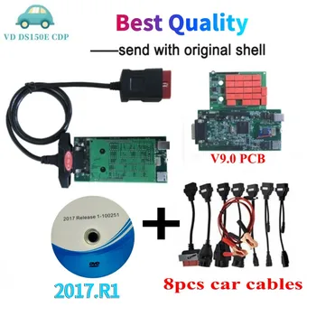 

Free Ship! New shape 2017R1 software with bluetooth new vci scanner for delphis VD DS150E CDP CAR TRUCK obd obd2 diagnostic tool