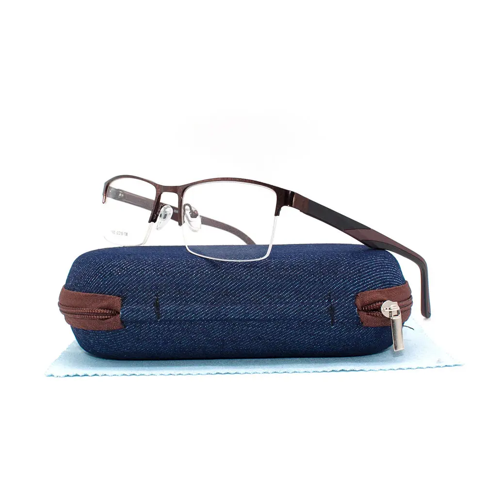 LuckTime Ретро квадратные мужские очки из сплава, оправа, Модные металлические очки для близорукости LuckyTime, мужские очки по рецепту, оптическая оправа 1905