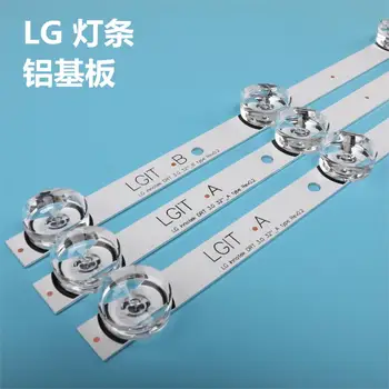 "3 X Striscia di Retroilluminazione a Led per Lg 32 ""Tv Innotek Ypnl-Drt 3.0 32 Lg Si Drt3.0 Wooree a/ B Uot 32MB27VQ 32LB5610 32LB552B 32LF5610 Lg 32lf560"