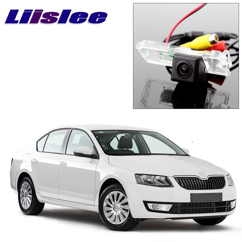 Камера заднего вида LiisLee для Skoda Octavia 5E MK3 2012 ~ 2020 HD Водонепроницаемая выделенная