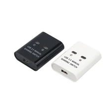 Commutateur manuel USB 2.0 Hub 2 en 1, deux ordinateurs partagent un dispositif d'imprimante