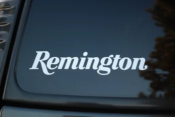 

Remington Vinyl Sticker Decal (V118) Hand Gun Rifle Hunt Hunting Truck 15cm