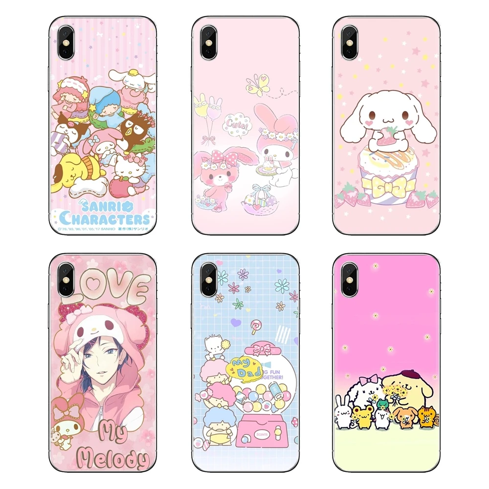 Sanrio Danshi аниме прозрачные мягкие чехлы для sony Xperia Z Z1 Z2 Z3 Z5 compact M2 M4 M5 C4 E3 T3 XA huawei mate 7 8