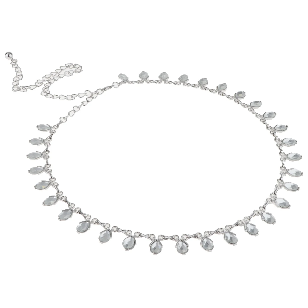 Fashion Women Belly Dance Waist Chain Belt Bridal Waistband Wedding Party