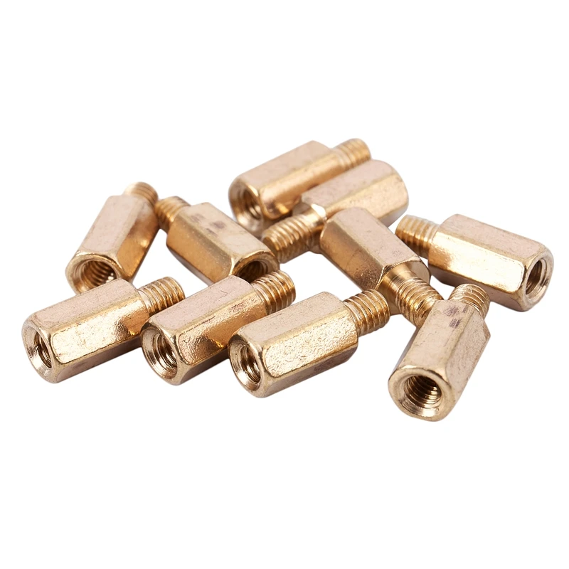 

10 pcs pc pcb motherboard hex spacers spacer M3 * 8 + 4mm