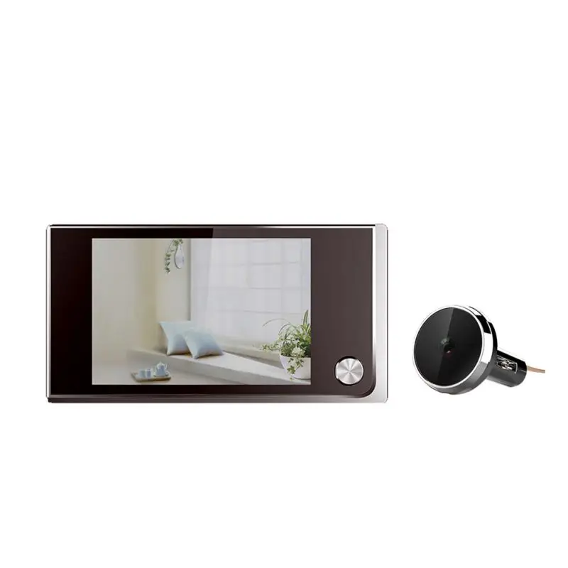 Digital Door Viewer 3.5inch Peephole Door Camera 130 Degree Lens View Home Security Viewer