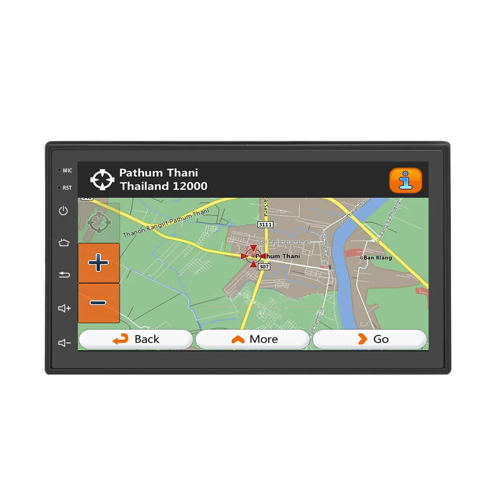 

7inch GPS LCD Display Multifunctional MP5 Bluetooth Radio Double Din Universal Car Player HD Navigation FM For Android 8.1