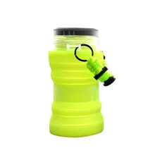 Innovative Bottle Silicone Solar Led Light Lantern Flashlight with Mobile Phone Charger for Camping